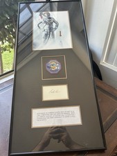 Listing image for Gordon Cooper Signed Mercury 7 Astronaut Faith 7 Mission Patch DisplayFrame NASA